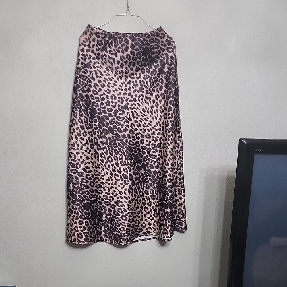 Leopard Print Women's Skirt